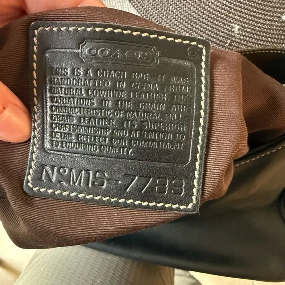 Vintage Coach Leather Purse Style #7789 - Picture 7 of 7